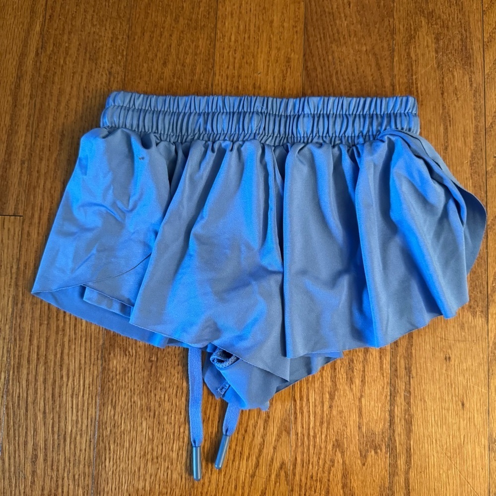 Real Essentials Blue Athletic Shorts Womens Size XS - Picture 2 of 4